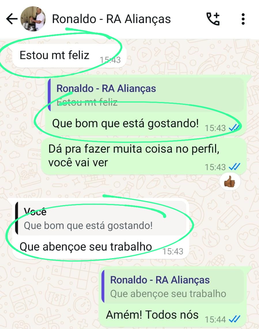 Depoimento de Ronaldo — RA Alianças